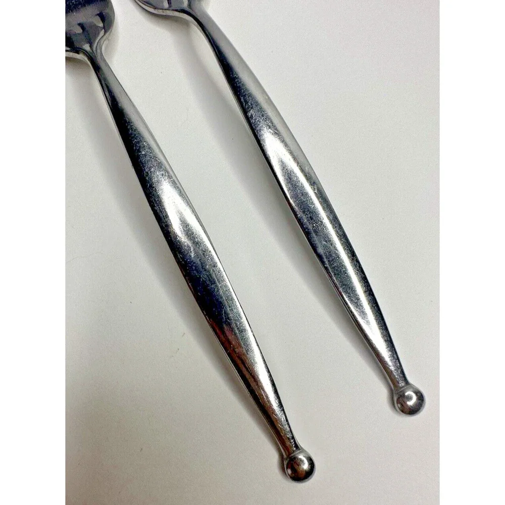 Faberware Circle Dot Stainless Flatware Replacement 2‎ Dinner Forks